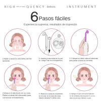 Kit Profesional De Cuidado De La Piel Con Lámpara De Alta Frecuencia 4pcs Herramienta De Tratamiento De Acné Y Cuidado Del Cabello HF En Caja Regalo - details 3