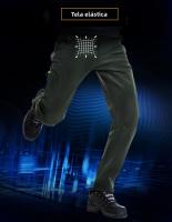 Pantalones Térmicos De Fleece Para Hombres 2024 Impermeables Resistentes Al Viento Para Trabajar Al Aire Libre Caminatas Y Camping En Invierno - details 2