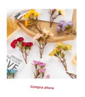 5/10Pcs Rosas De Seda Artificiales Para Boda Decoración De Fiesta Navideña Jardín Casa DIY Decoración De Caja De Caramelo - details 6