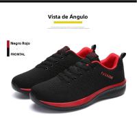 Zapatillas De Deporte Para Hombre YRZL Ligera Y Transpirable Con Malla De Aire Antideslizante Cómodas Para Gimnasio Y Uso Casual - details 14