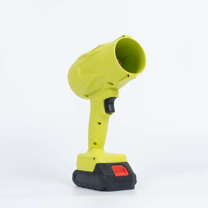 Soplador de hojas inalámbrico 21V portátil, soplador de aire eléctrico recargable y con bateria, herramienta de limpieza para jardín, terraza, coche y hogar, Don Feliz - 1
