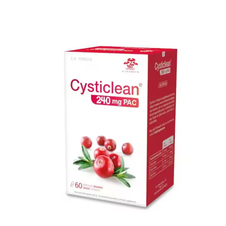 Cysticlean 240 mg pac 60 cápsulas - 1