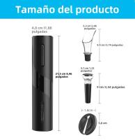 Abrepuertas Eléctrico Para Vino Y Cerveza Recargable Con Batería Y USB Aparato De Sacacorchos De Acero Inoxidable Accesorio De Cocina - details 5