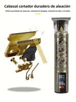 Cortador De Pelo Profesional Con Pantalla LED Y Carga USB-C Recortadora De Pelo Sin Cable Trimmer De Cabello Largo Para Cabello Y Barba - details 0