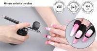 Kit De Aerógrafo Portátil Para Uñas Con Compresor Mini Pistoleta De Pulverización Para Pintura De Uñas Maquillaje Y Modelado De Artesanía - details 11