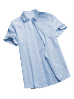Camisa Casual Para Hombre Manga Corta Botones Vintage De Color Sólido Para Calle Y Vacaciones Tallas M-3XL Algodón Y Poliéster - details 9