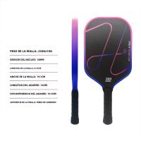Pala De Pickleball Luzz pro 4 Inferno Con Material MPP Y Fibra De Carbono Toray T700 Estándar Para Deporte Y Fitness - details 8
