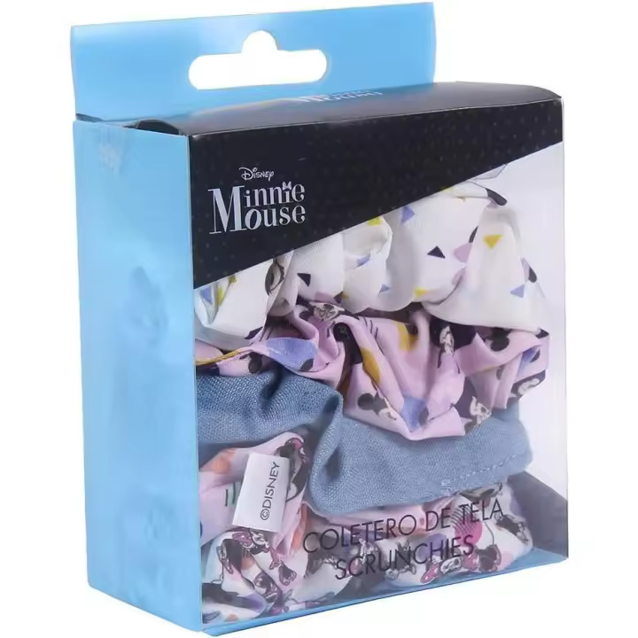Cerda Group Coletero de Tela para Pelo - Pack de 5 - Diseño Minnie - Cerda - 1