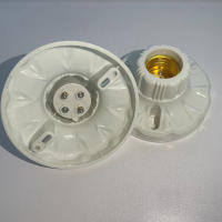 Soporte De Bombilla De Tornillo E27 1-20PCS 220V Base De Lámpara Blanca Adaptador De Soporte Para Luz De Techo - details 17