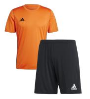 Equipación Adidas Hombre - Varios Colores - Cómoda y Transpirable - Prendas Ligeras y Resistentes - Multideporte - Running - 100% Poliéster - Equipaciones Adidas Cortas Equipos - Adidas Blanco, Negro, Rosa, Verde, Naranja, Fosforito - details 3