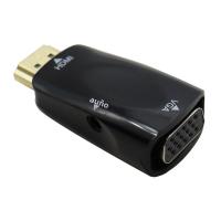 Adaptador De Conversión HDMI a VGA Compatible 1080P 720P 480P Cable De Audio Para PC Laptop TV Box Display Monitor Compatible Con Computadora - details 0