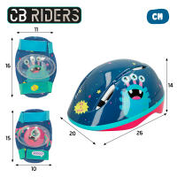 CB Riders - Kit protección casco, rodilleras y coderas Ride & Roar - details 3