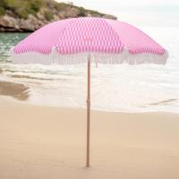 Flamingueo Sombrilla Playa Sombrilla Terraza Exterior Parasol Terraza Sombrilla Playa Grande Sombrilla Playa Proteccion UPF 50+ 210 x 180 cm - details 8