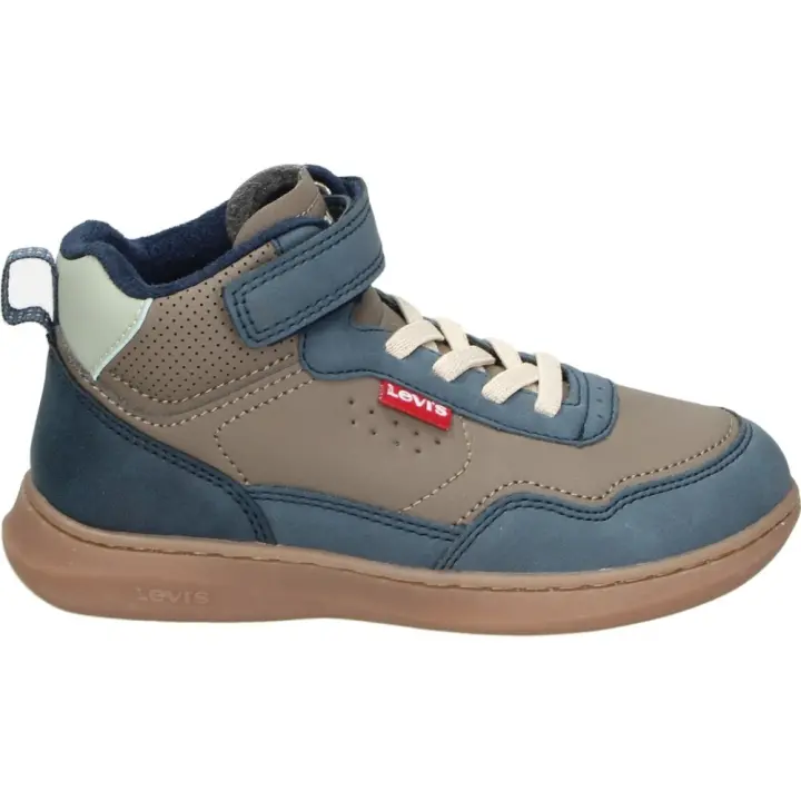 LEVI'S KIDS | Botas Casual LEVI'S KIDS para Niño – Botas de Invierno en Azul y Marrón – Bota Cómoda con Cordones y Adhesivo – Estilo Casual – Para Invierno –Versátiles – Modelo VBAR0003S-4644 - 1