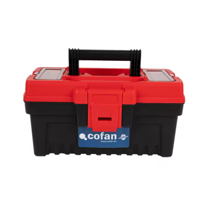 Caja de Herramientas Semiprofesional Cofan con Organizadores y Bandejas | Medidas: 40 X 20 X 18,5 Cm - 1