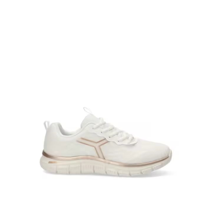 Zapatillas Running Etika - Mujer - Suela Plana - Modelo 50218 - Color Blanco - 1