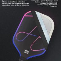 Pala De Pickleball Luzz pro 4 Inferno Con Material MPP Y Fibra De Carbono Toray T700 Estándar Para Deporte Y Fitness - details 2