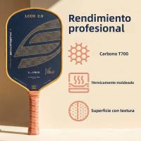 Pala De Pickleball Boomstik Bread&Butter Co-branded Con Fibra De Carbono Mate Diamante T700 Espesor 16MM Peso 230g±10g - details 0