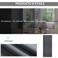 Cortinas De Puerta Negras Aislantes Térmicas Con Encaje Cortinas De Ventana Modernas De 1 Panel Autoadhesivas Para Puerta Francesa - details 19