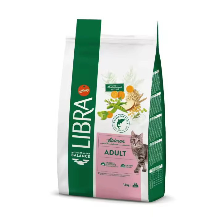 Libra Adult Salmon - Pienso para Gatos Adultos con Salmón - 1
