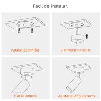 SpotLight LED 220V Luz De Punto COB Fijación En Techo Farol Plegable Para Iluminación Interior Cocina Hogar Luz De Bajo Techo Para Tráiler - details 8