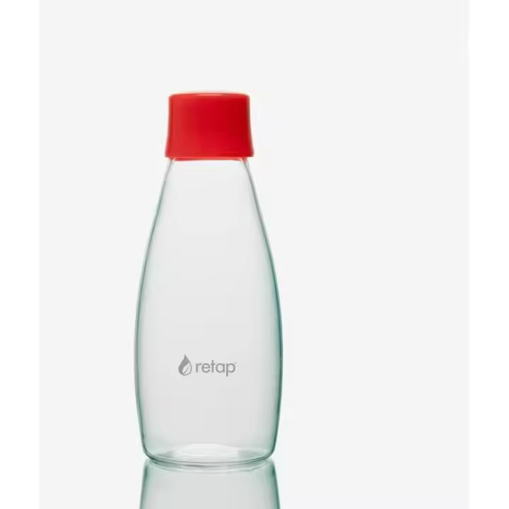 Botella de Agua, Ecológica, RETAP 0,5 L con Tapón a Rosca Color Azul Royal - 1