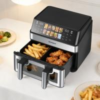 Freidora de Aire 8.5L | 2000W Dual | Ventana Visual | 10 Programas en Color | 80-200℃ | Cocina Rápida y Saludable para Grandes Comidas - details 2