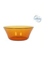 MAXHOME-Set de 6 Ensaladeras de Vidrio Color Ámbar y Lys Marine 17 x 7.5 cm para Servir Ensaladas - details 2