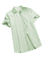 Camisa Casual Para Hombre Manga Corta Botones Vintage De Color Sólido Para Calle Y Vacaciones Tallas M-3XL Algodón Y Poliéster - details 11