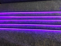 Tira De Luz Ambiental Para Coche 64 Colores RGB Adhesivo LED De Acrílico Accesorios De Repuesto Para Interior Del Coche - details 6