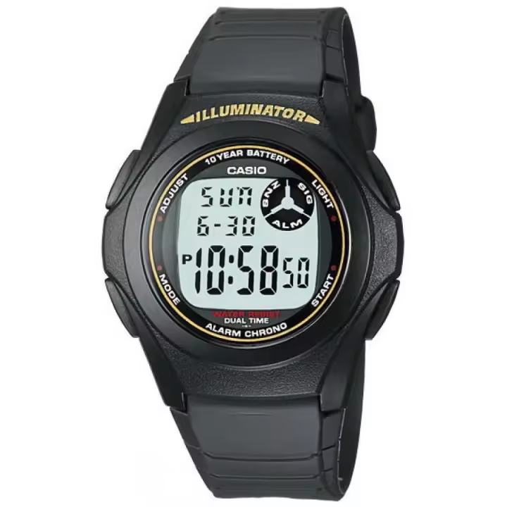 Reloj Casio F-200W-9A Cuarzo - 10 Años de bateria - 1