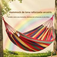 Silla De Hamaca Doble De Tela Para Exteriores Anti-Rollo Para Jardín Camping Habitación Uso En La Selva Descanso Para Adultos - details 11