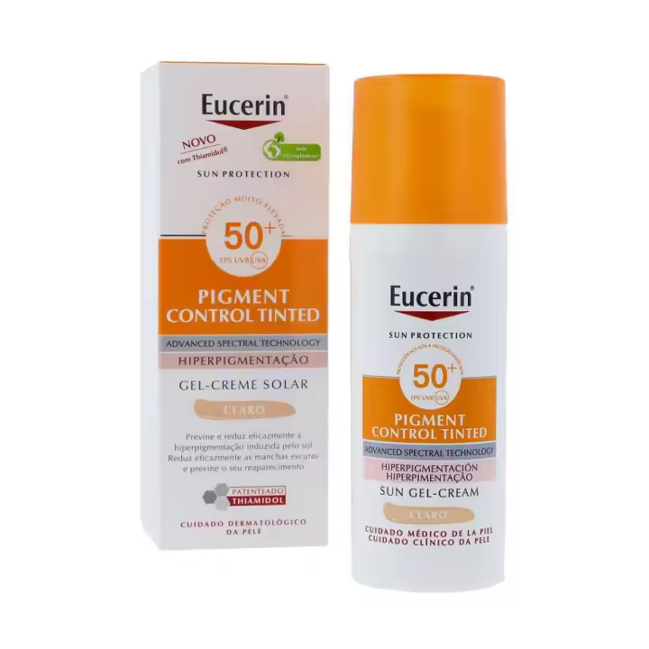 EUCERIN SUN PROTECTION SPF 50+ FLUID PIGMENT CONTROL TONO CLARO 50 ML - 1