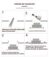 Downlight LED 220V Tres Colores Ajustables 5W 7W 9W 12W 15W Luz De Techo Recortada En Blanco Frío Y Cálido Lámpara - details 16