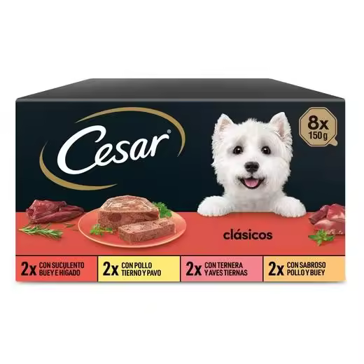 CESAR CLASICOS MULTIPACK CAJA 3X8X150GR - 1