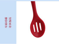 Cuchara De Silicona De Color Sólido Resistente Al Calor Antideslizante Para Cocina Utensilio De Cocina Herramienta De Cocina Cuchara De Arroz No Adhesiva - details 4