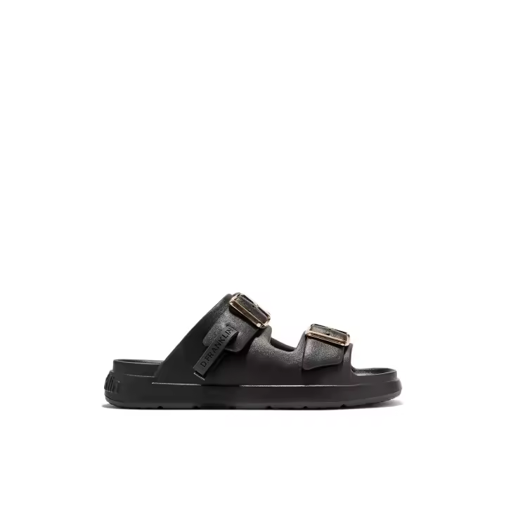 D.Franklin Sandalias Abiertas de Mujer Hebilla Ajustable Vibe - Sandalias deportivas planas cómodas para verano - 1