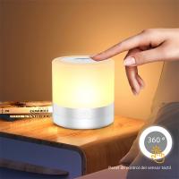 Lámpara De Mesa LED Recargable USB Luz Nocturna Toque Cambio De Color Para Habitación Dormitorio Sala De Estar Protección Ocular 360° - details 5