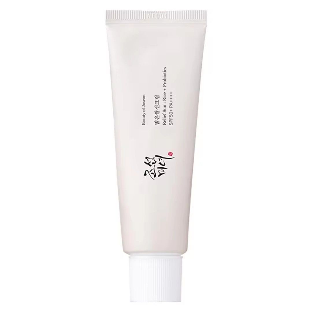 Beauty of Joseon Relief Sun SPF50 50 ml – Protector Solar Arroz + Probióticos, Ligero e Hidratante