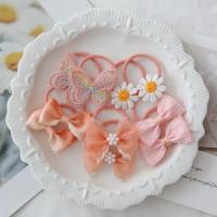 10Pcs/Lot Cinturones De Pelo Elásticos Hechos a Mano Para Niñas Decoración De Pelo Infantil Lindo Accesorio De Cabello Trendy - details 1