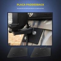 2PCS Soportes De Montaje Para Faros De Niebla LED Y Luz De Trabajo En A-Pilar Para Parabrisas Para Jeep Wrangler 2007-2017 Accesorios Universales De Coche Material ABS Negro - details 4