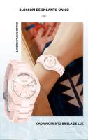 Reloj De Cuarzo Para Mujer LIGE Nueva Moda Cerámica Impermeable Con Calendario Elegante Reloj De Pulsera Con Caja - details 10