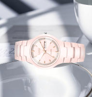 Reloj De Cuarzo Para Mujer LIGE Nueva Moda Cerámica Impermeable Con Calendario Elegante Reloj De Pulsera Con Caja - details 13