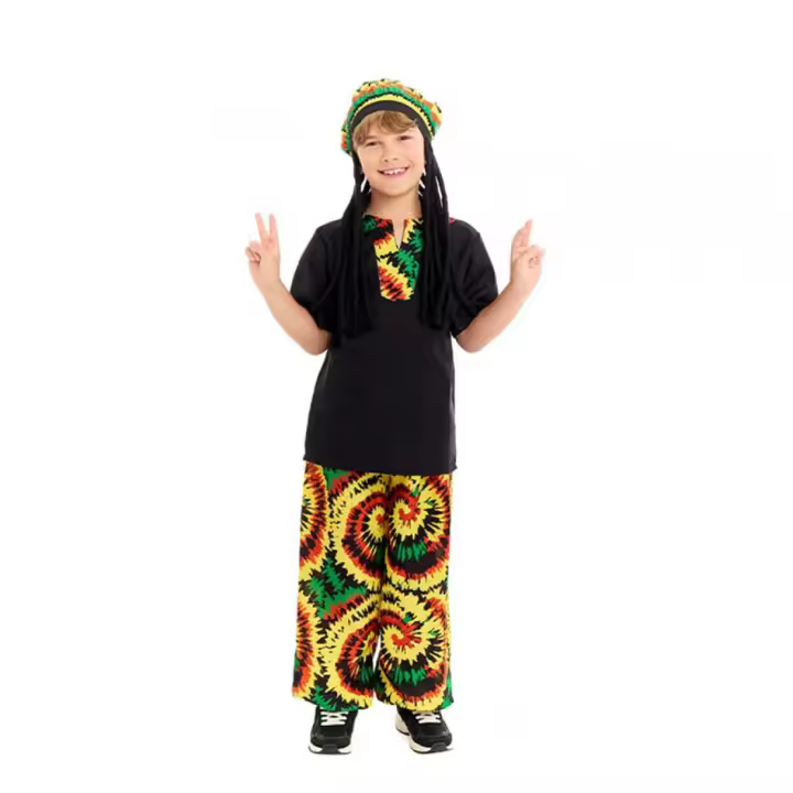 Partilandia Disfraz de Rastafari Jamaicano para niño - 1