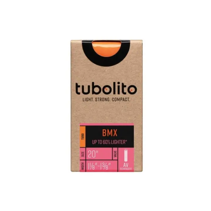 Tubolito CAMARA BMX 20" AV 40MM NARANJA 1-1/8-1-3/8 Tubolito de ciclismo para bicicleta - 1