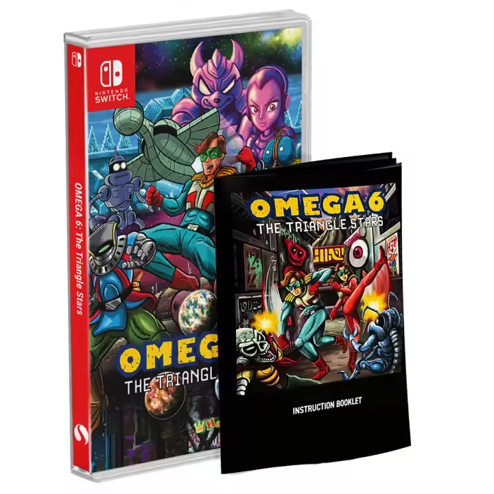 OMEGA 6 THE TRIANGLE STARS Nintendo Switch - Nuevo a Estrenar - Pal España - RaLight - Clear River Games - 1