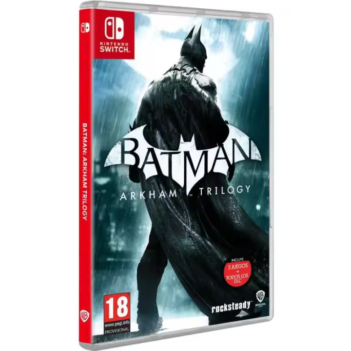 Batman: Arkham Trilogy - Pal España - Edición física para consola Switch Nuevo Universo Game - 1