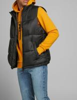 Jack & Jones Hombre Chaleco Acolchado JJDREW PUFFER BW muy suave y cálido Logo de la marca Moda Casual Informal REF 12173864 - details 2