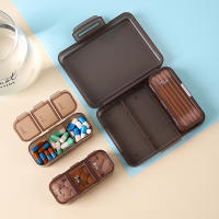 Organizador De Pastillas Portátil Para Viajes Caja De Medicamentos Semanal Con Doble Protección Impermeable Para Medicamentos Diarios - details 9