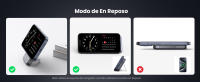 UGREEN Nexode - PowerBank Magnético Batería Externa Magnética Inalámbrica (10000 mAh, 20 W, Power Bank con 2 Puertos USB C y USB | Modo Reposo iOS 17 | Carga Rápida, PD QC 3.0 | Compatible con MagSafe iPhone 17 16 15 14 13 12 Mini Plus Pro MAX - Negro - details 3